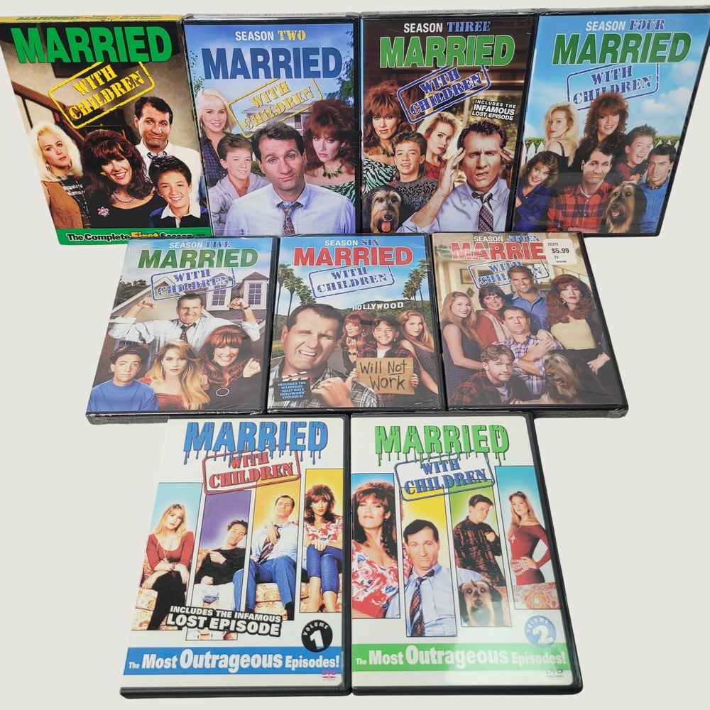 Married With Children DVD Lot Seasons 1-7 Most Outrageous Episodes Vol 1 2